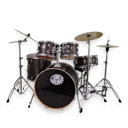 Set de Batería Acústica JJ-5 (con platillos Guzel) PowerDrums
