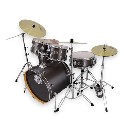 Set de Batería Acústica JJ-5 (con platillos Guzel) PowerDrums
