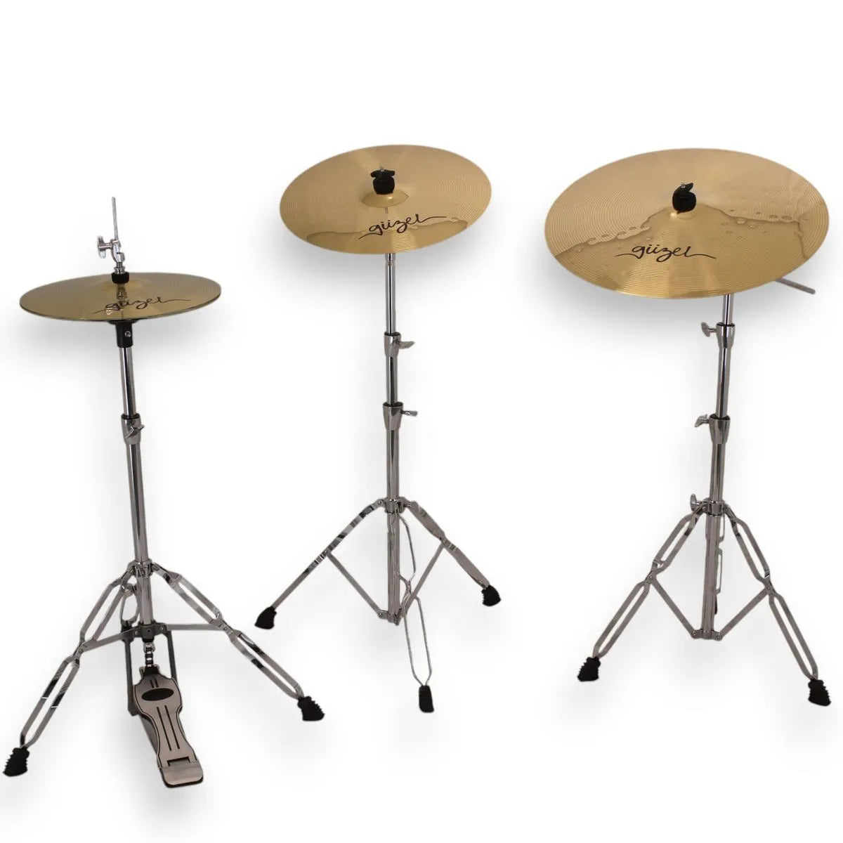 Set de Batería Acústica JJ-5 (con platillos Guzel) PowerDrums