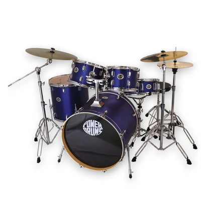 Set de Batería Acústica JJ-5 (con platillos Guzel) PowerDrums