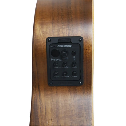 Guitarra Electroacústica Travel Solid Koa MahN-3603EQ Mahori (Funda incluida)