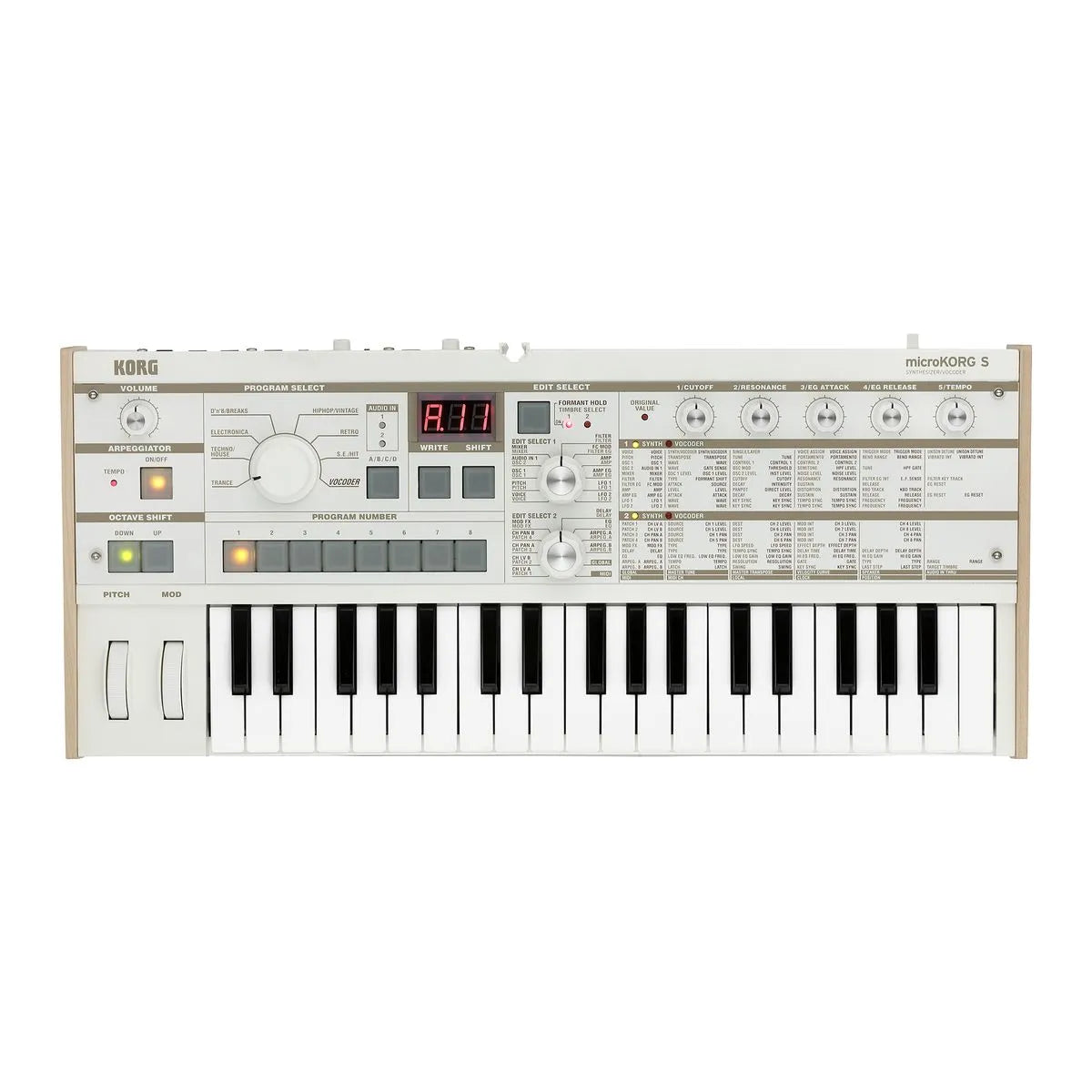 Sintetizador Microkorg S MK-1S Vocoder Korg