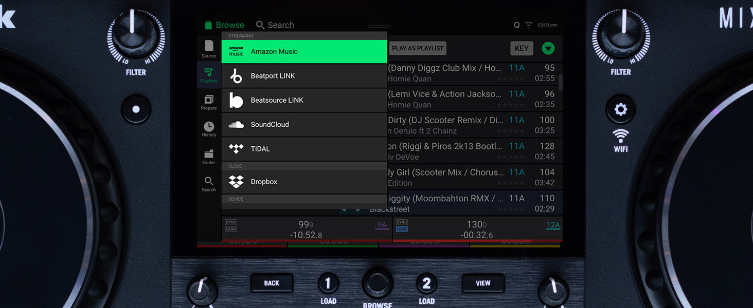 Sistema DJ Todo En Uno Mixstream Pro+ Numark