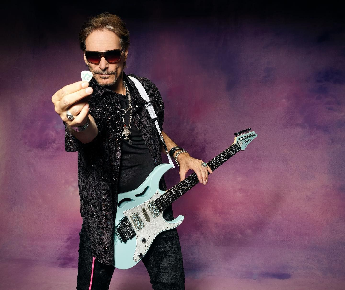 Guitarra Eléctrica Steve Vai PIA3761C BLP Ibanez