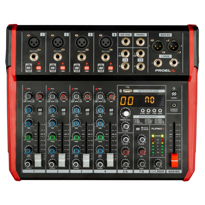 Mixer Análogo PLAYMIX8 Proel