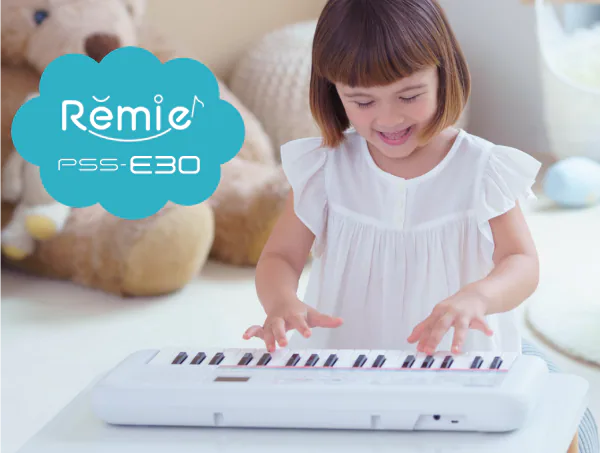 Teclado Portátil para Niños 37 Teclas PSS-E30 Remie Yamaha