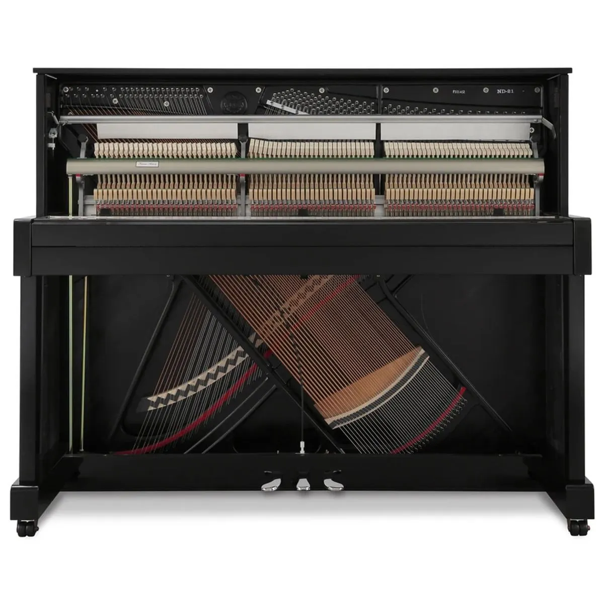 Piano Vertical ND-21 Ebony Polish Kawai (incluye sillín)