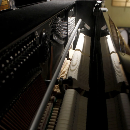 Piano Vertical ND-21 Ebony Polish Kawai (incluye sillín)