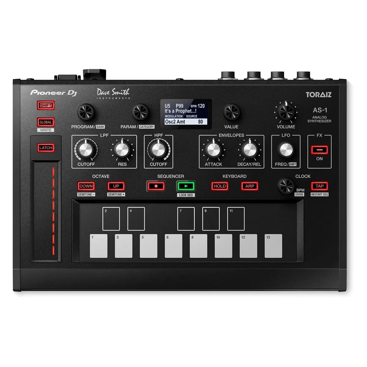 Sintetizador Analógico TORAIZ AS-1 Monofónico Pioneer DJ