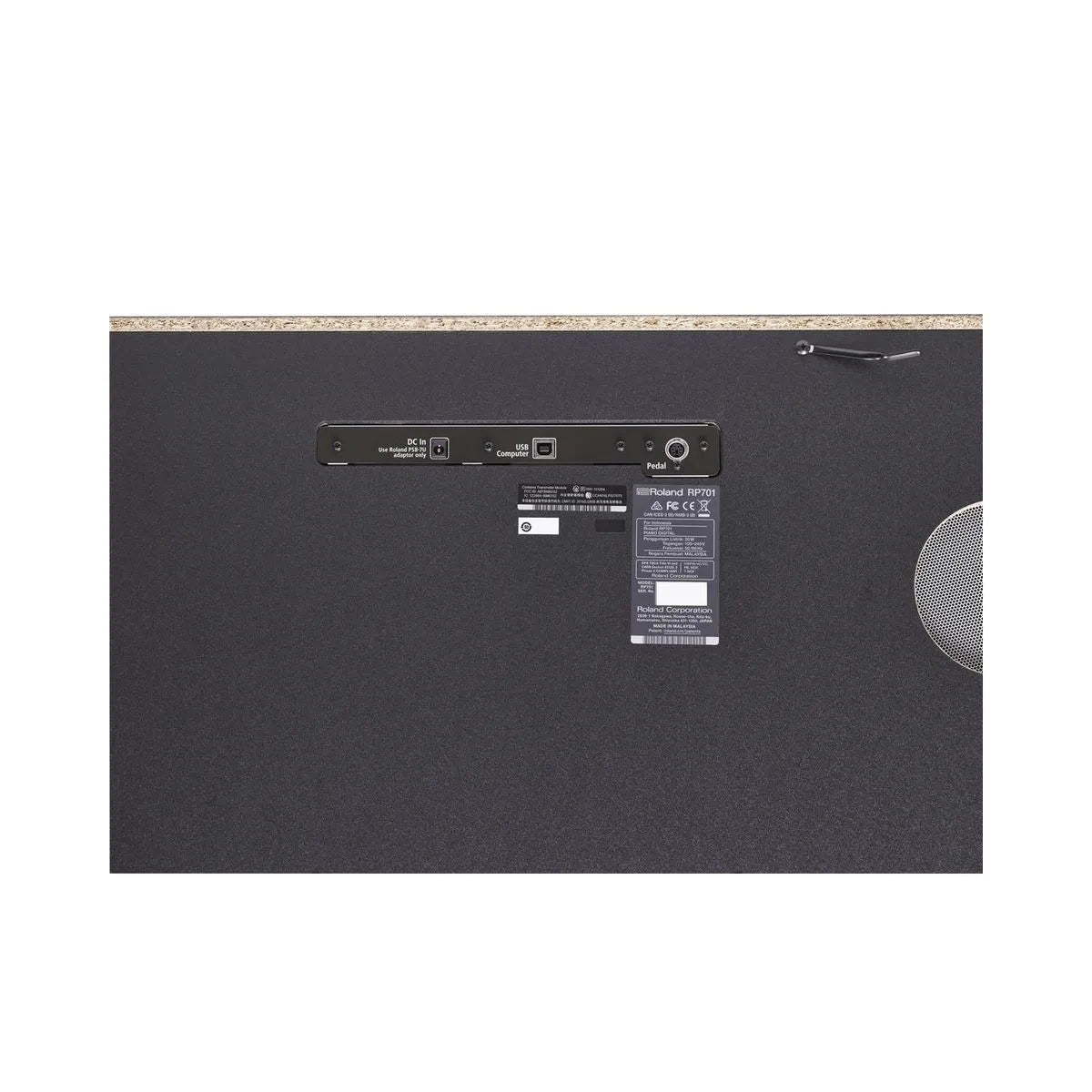 Piano Digital Contemporary Black RP701 Roland