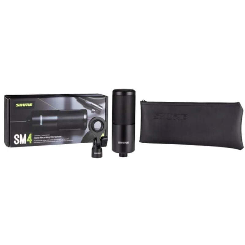 Micrófono De Condensador SM4-K BK Shure (Con funda de transporte)