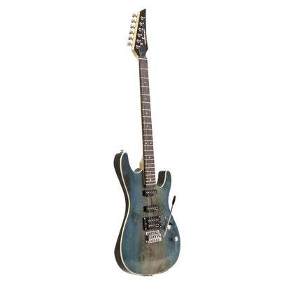 Guitarra Eléctrica SSA Green Burr Freeman