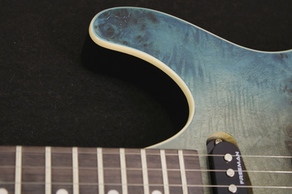 Guitarra Eléctrica SSA Green Burr Freeman