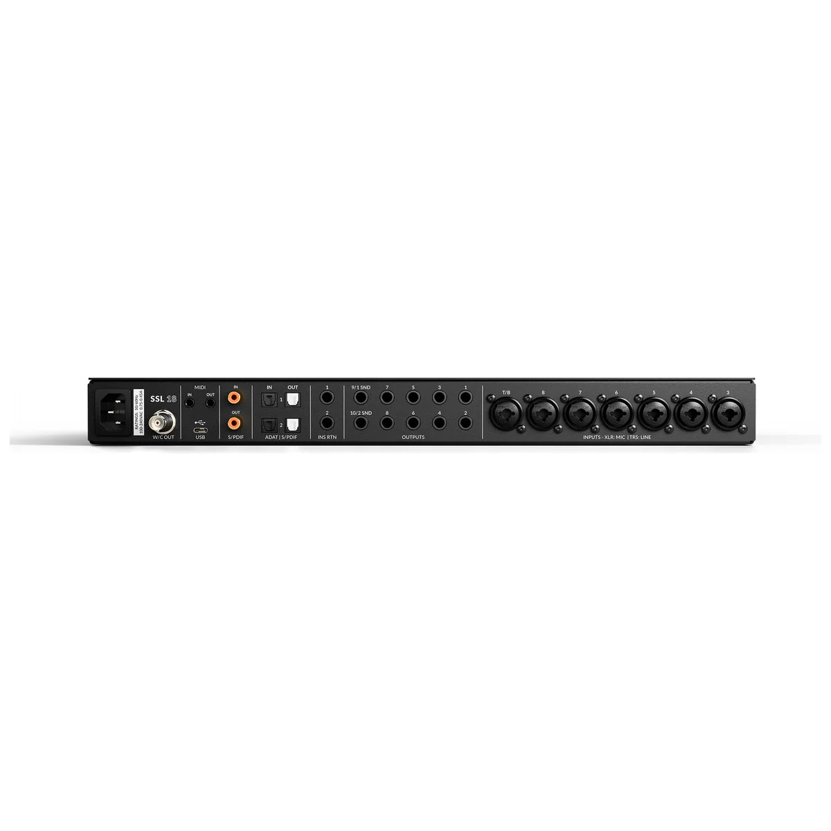 Interfaz de Audio 26-in/28-out - USB C SSL18