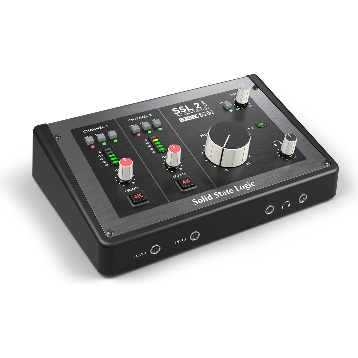 Interfaz de Audio USB-C de 2 Canales Solid State Logic SSL2 MKII