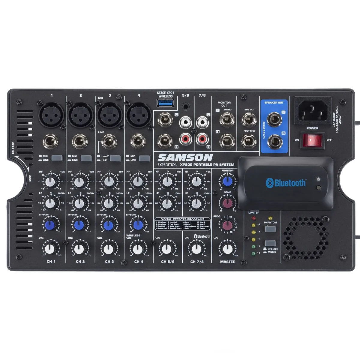 Set Caja Acústica Activa XP800 c/Bluetooth Samson