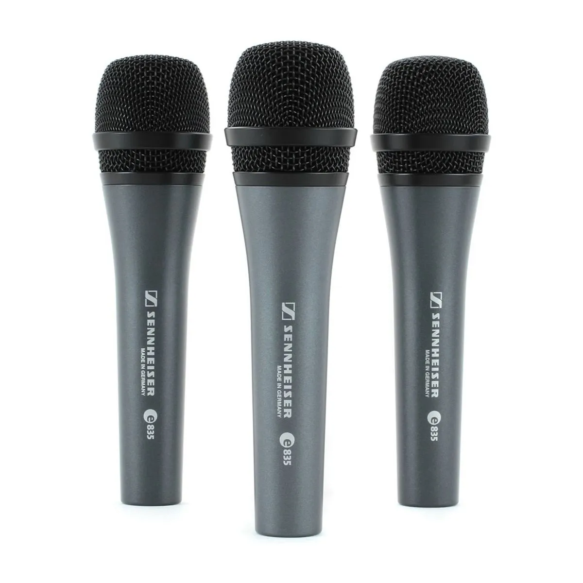 Pack de 3 micrófonos Cardioide e835 Sennheiser