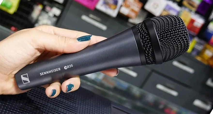 Pack de 3 micrófonos Cardioide e835 Sennheiser