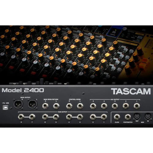 Consola de Grabación Analógica 24 pistas c/Interfaz Model 2400 TASCAM
