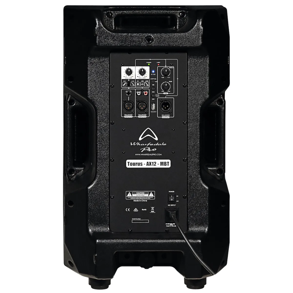 Caja Acústica Activa Tourus AX-12 MBT 350W Wharfedale