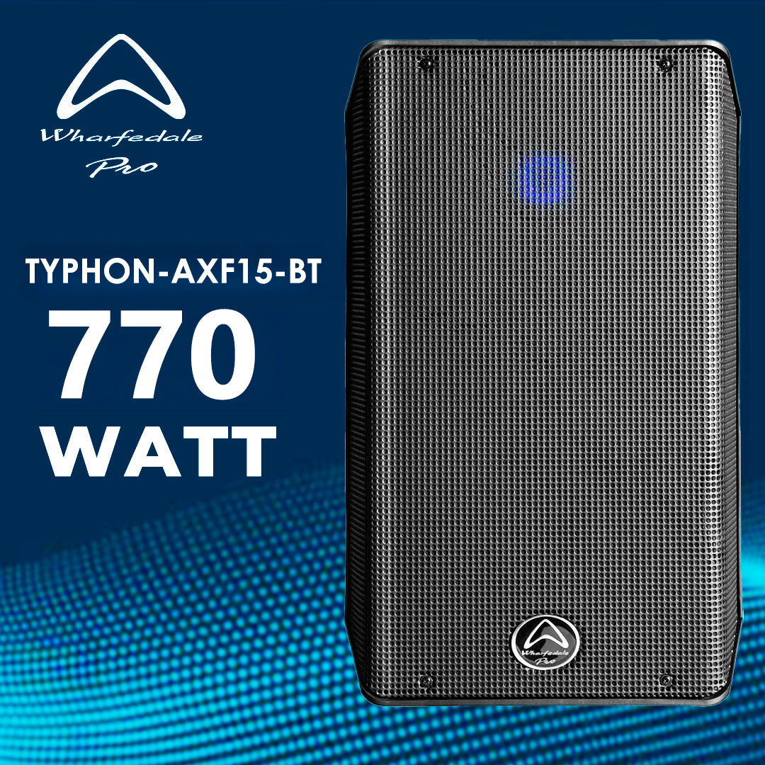 Caja Activa Con Bluetooth Wharfedale TYPHON-AXF15-BT - 15"/770w