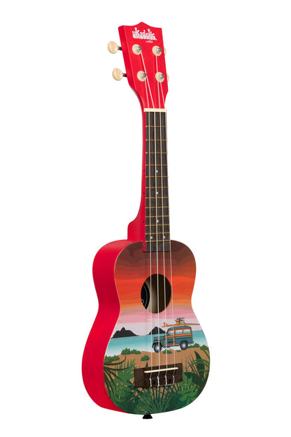 Ukelele Soprano Ukadelic Surfari UK-SURFARI Kala