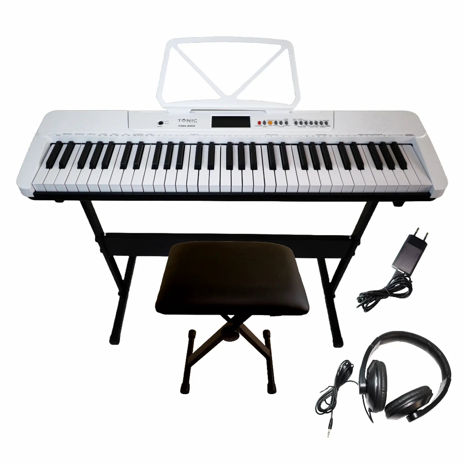 Teclado Musical 61 Notas Pack BLK Ton 650 Tonic