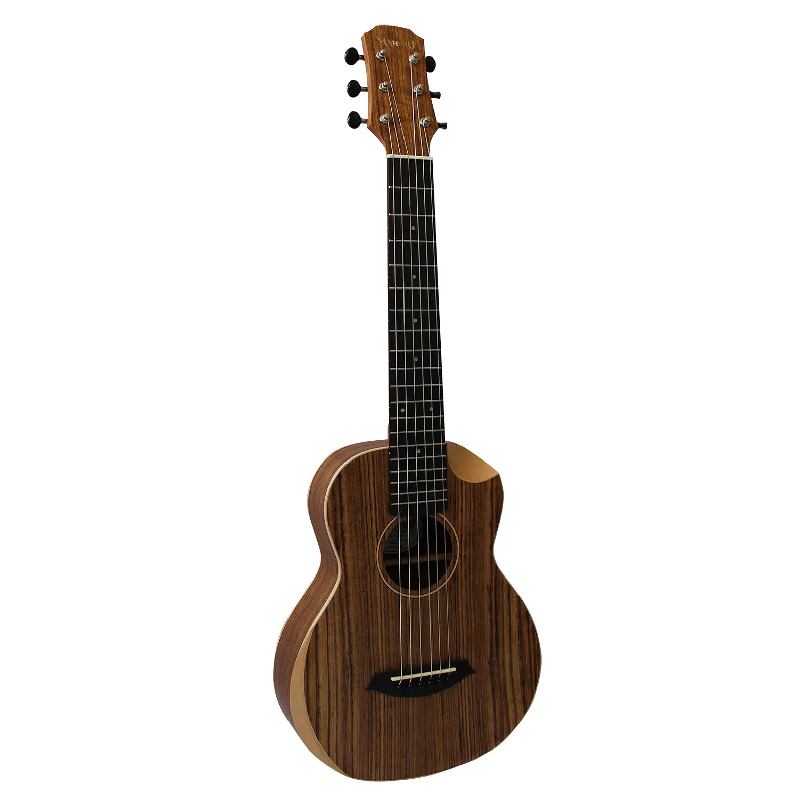 Guitarlele Walnut Solid Cutaway Mah-45CWEQ Mahori (Funda incluida)