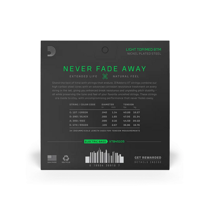 Set Cuerdas para Bajo Eléctrico XTB45105 Daddario