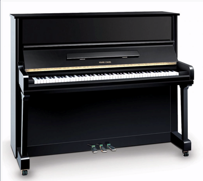 Piano Acústico Vertical Young Chang Y118 BP (Incluye banqueta)