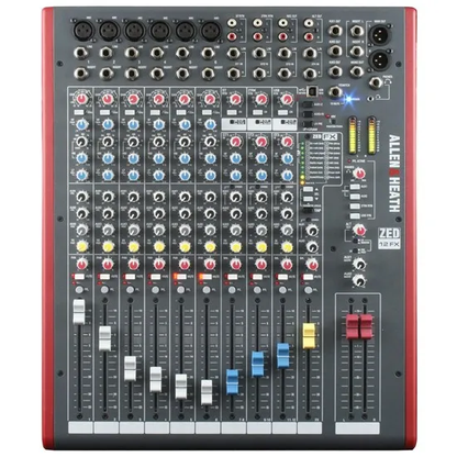 Mixer ZED12FX USB con Efectos Allen & Heath