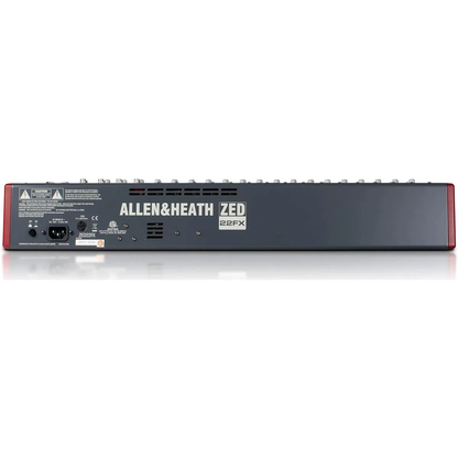 Mixer ZED22FX/X con Efectos 16 Canales Mono y 3 Canales Estéreo Allen & Heath