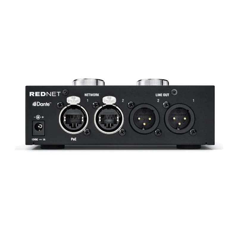 Amplificador de Audífonos Estéreo Dante Pro RedNet AM2 Focusrite