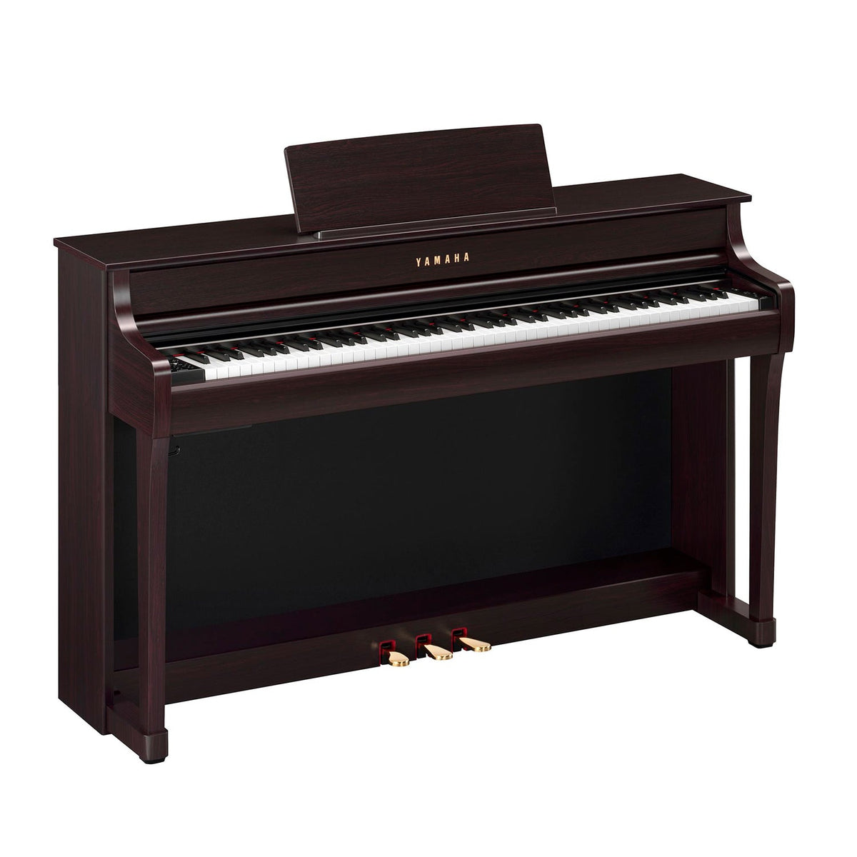 Yamaha Clavinova CLP-835R Rosewood - vista perspectiva