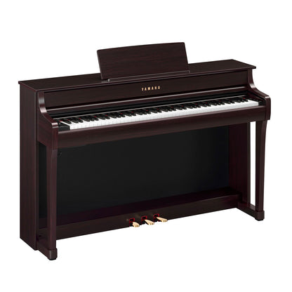 Yamaha Clavinova CLP-835R Rosewood - vista perspectiva