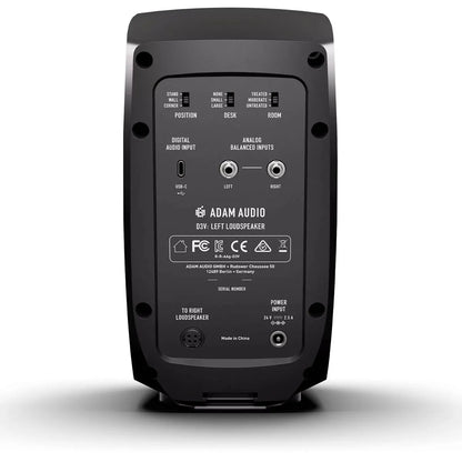 Monitores de Escritorio D3V Black Adam Audio
