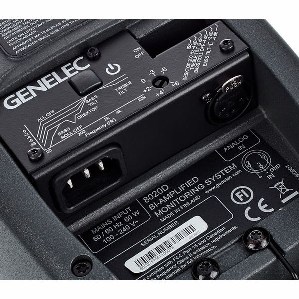 Monitor de Estudio Pro 4 1/8" 8020D Genelec (Unidad)