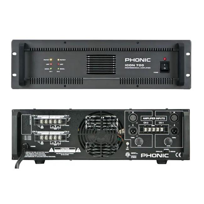 Amplificador de Potencia ICON 700 Phonic