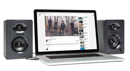 Monitores de Estudio Bluetooth 3" MediaOne M30BT Samson (Par)