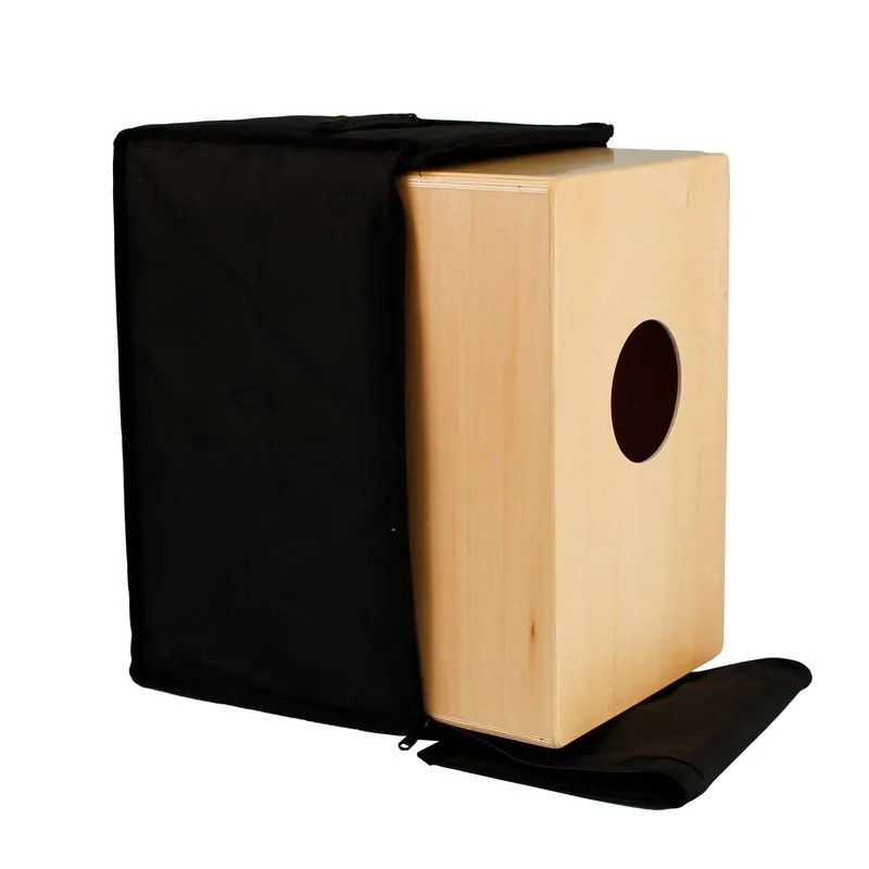 Cajón de Percusión en Natural y Tapa Marrón Tropicana