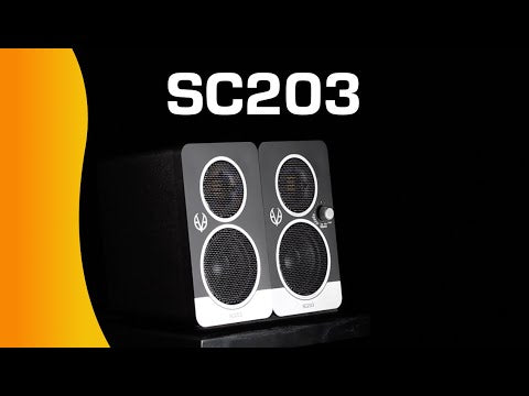 Sistema de Monitores Master/Slave 3" SC203 Eve Audio (Par)