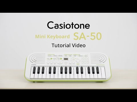 Teclado Personal Mini Casiotone SA-50 32 Teclas Casio