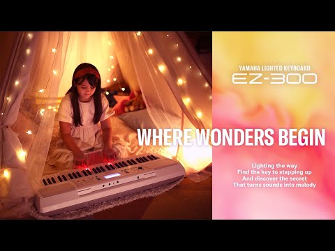 Teclado Portátil De 61 Teclas Retroiluminadas EZ-300 Yamaha