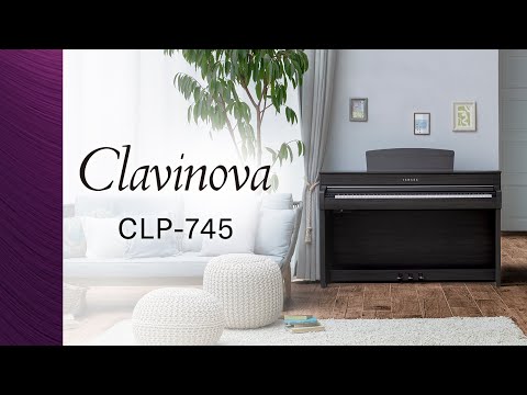 Clavinova CLP-745 Black + Banqueta Yamaha