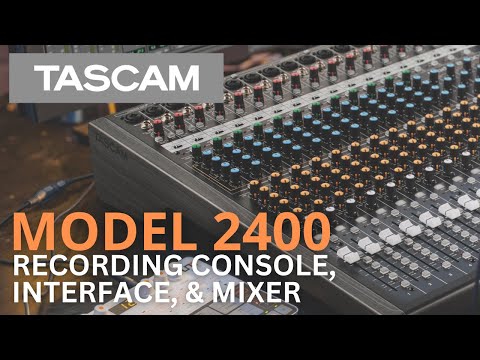 Consola de Grabación Analógica 24 pistas c/Interfaz Model 2400 TASCAM