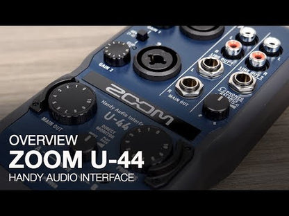 Interfaz de Audio U44 Zoom