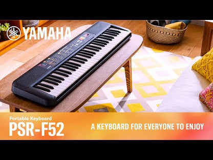 Teclado Portátil de 61 Teclas PSR-F52 Yamaha