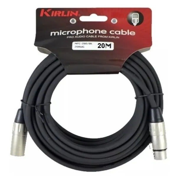 Cable Micrófono Serie C Xlr 20M Mpc-280-20 Kirlin