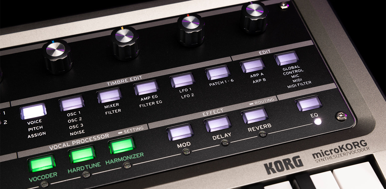 Sintetizador Vocoder MicroKorg2 Black Korg