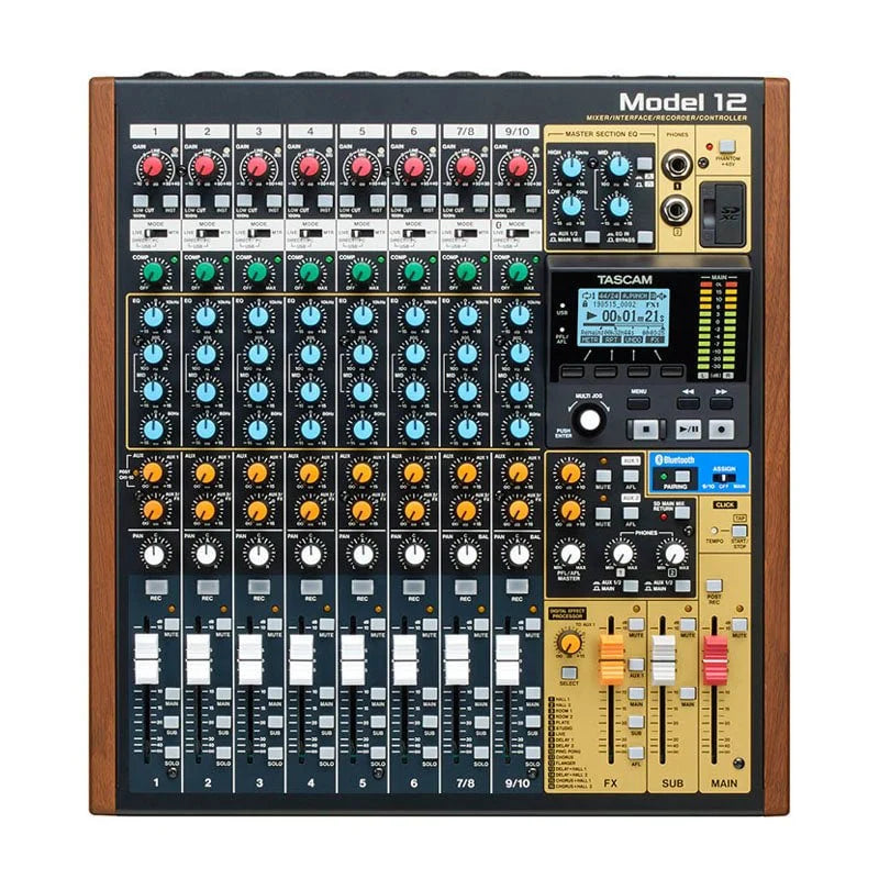 Model 12 - Mixer/Interfaz de 12 canales Tascam